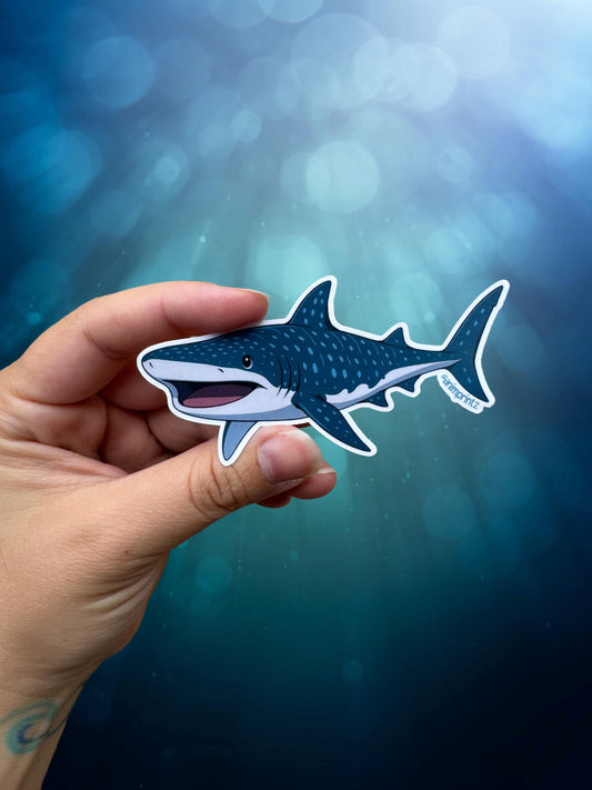Anime Sharks Waterproof Vinyl Sticker Sheet