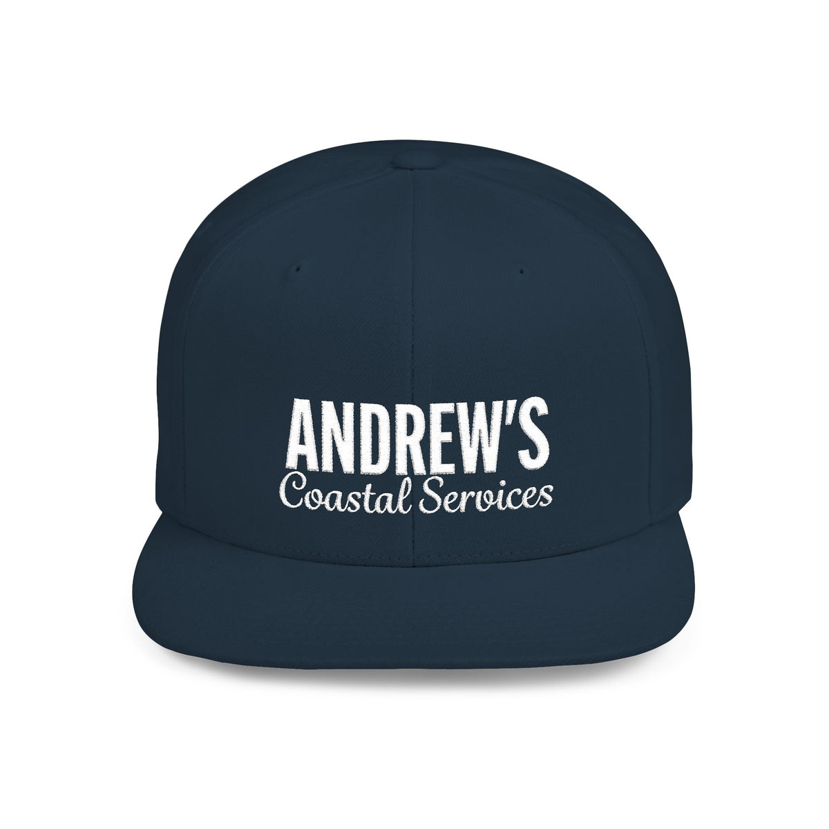 Flat Bill Snapback - Main Logo Text