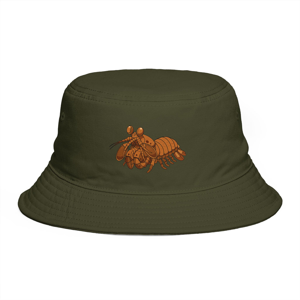 Bucket Hat, Wood Shrimp Mascot