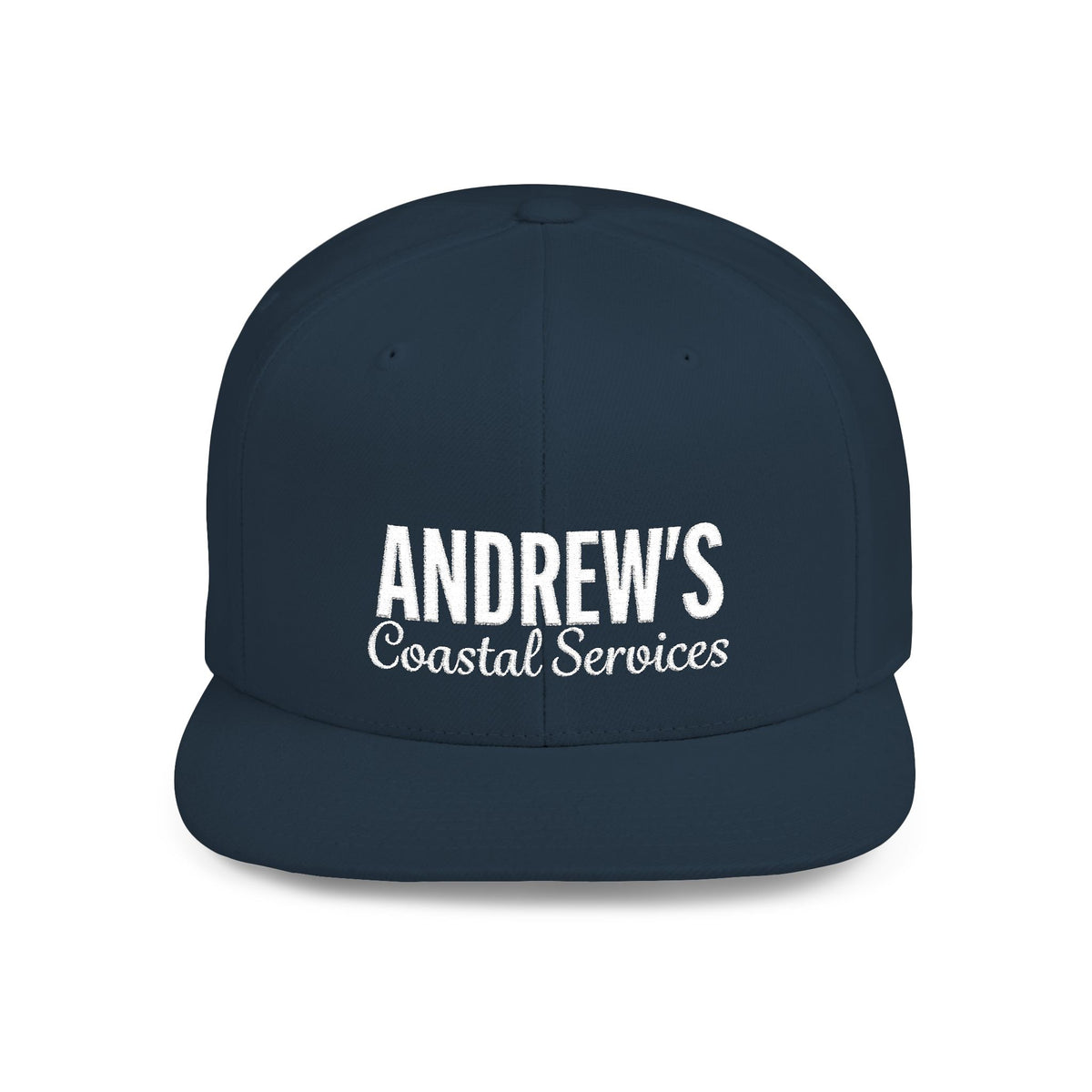 Flat Bill Snapback - Main Logo Text