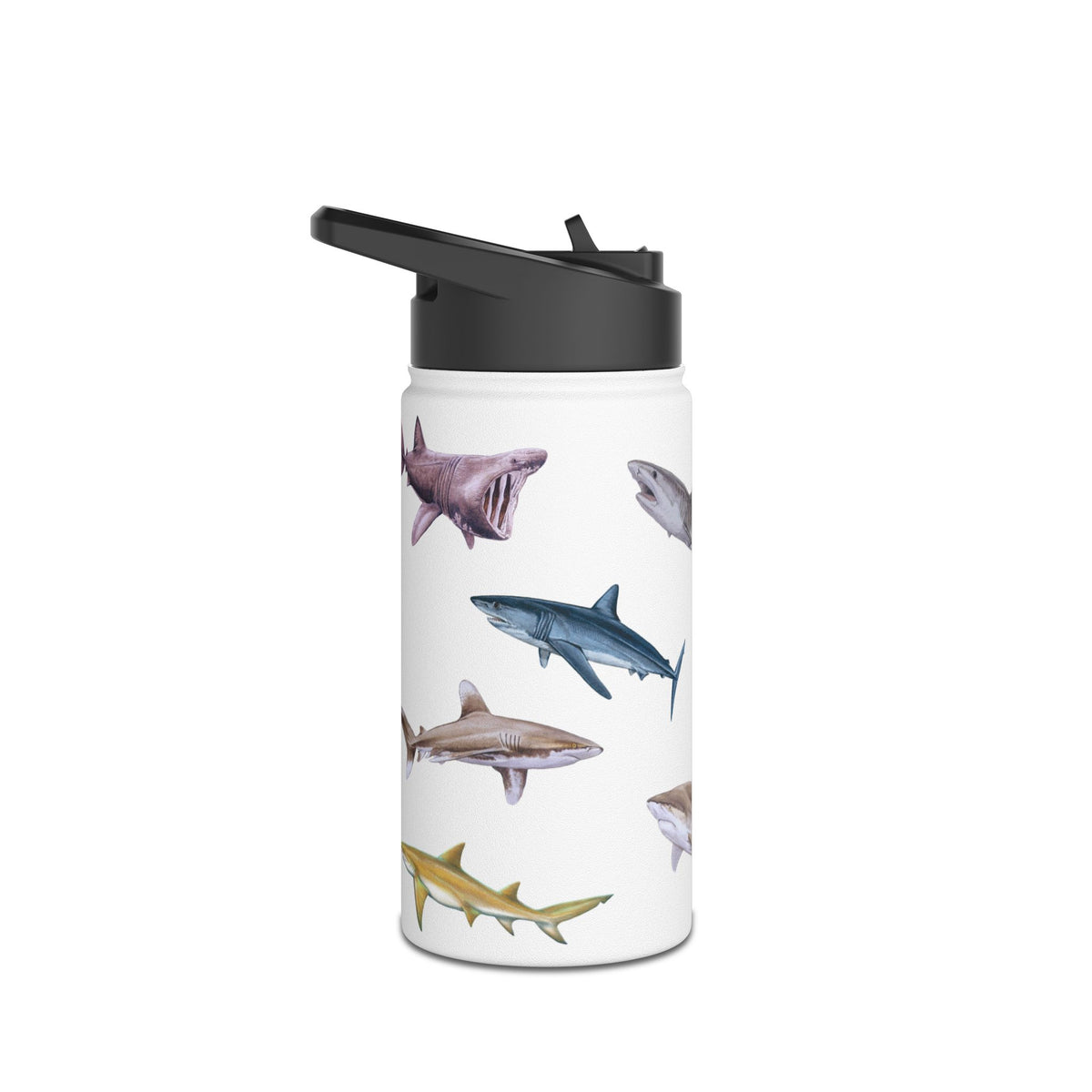 Shark Ocean-Inspired Stainless Steel Water Bottle