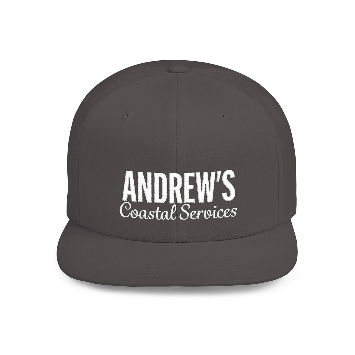 Flat Bill Snapback - Main Logo Text