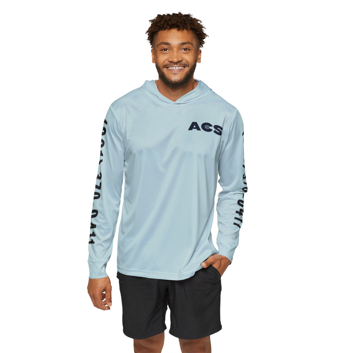 Sports Warmup Hoodie - ACS Front with Full Image on Back