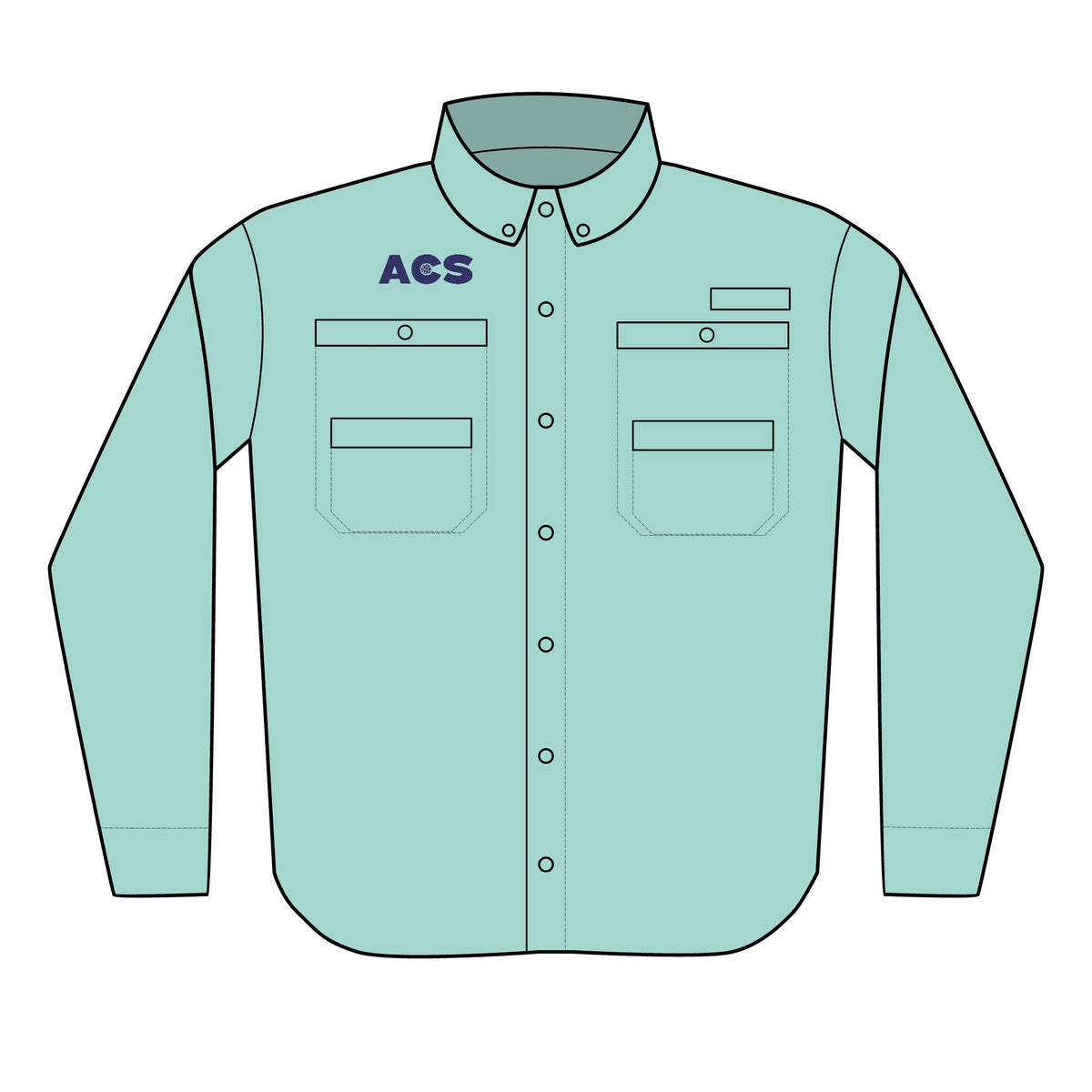 Men's PFG Tamiami™ II Shirt (Embroidery), Initials Submark