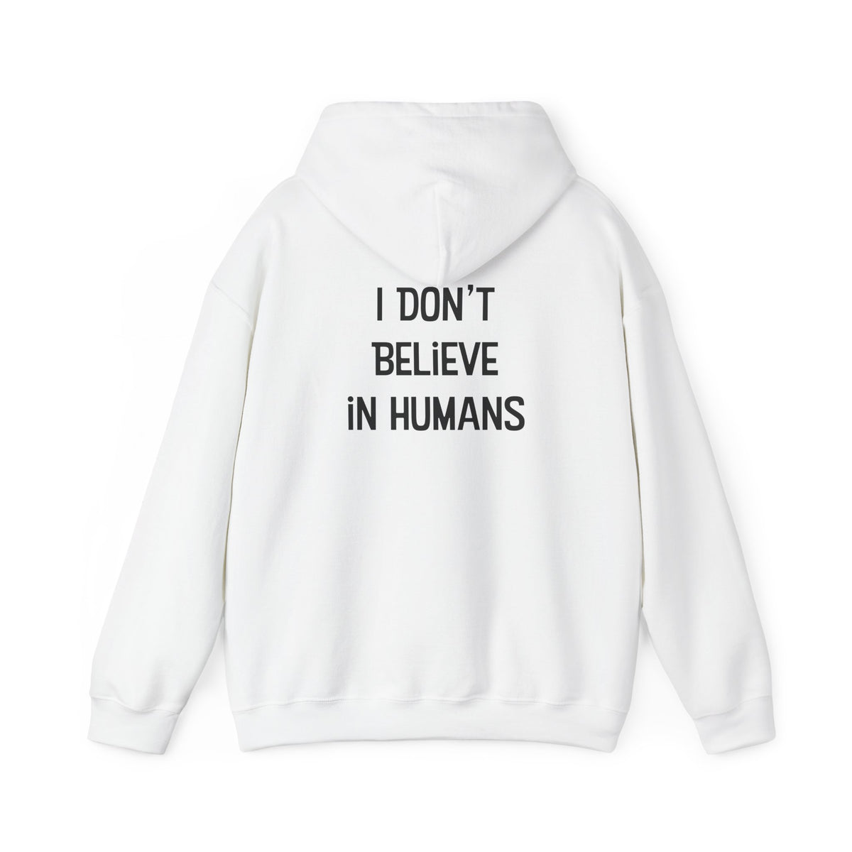 Bigfoot: I Don't Believe in Humans Unisex Heavy Blend™ Hoodie Sweatshirt