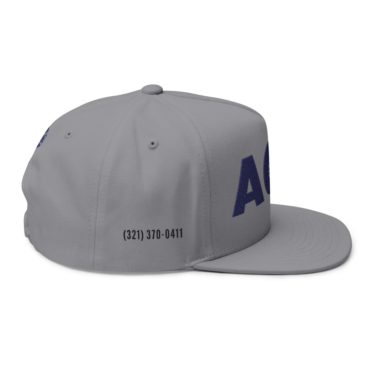 Flat Bill Cap (Embroidery)