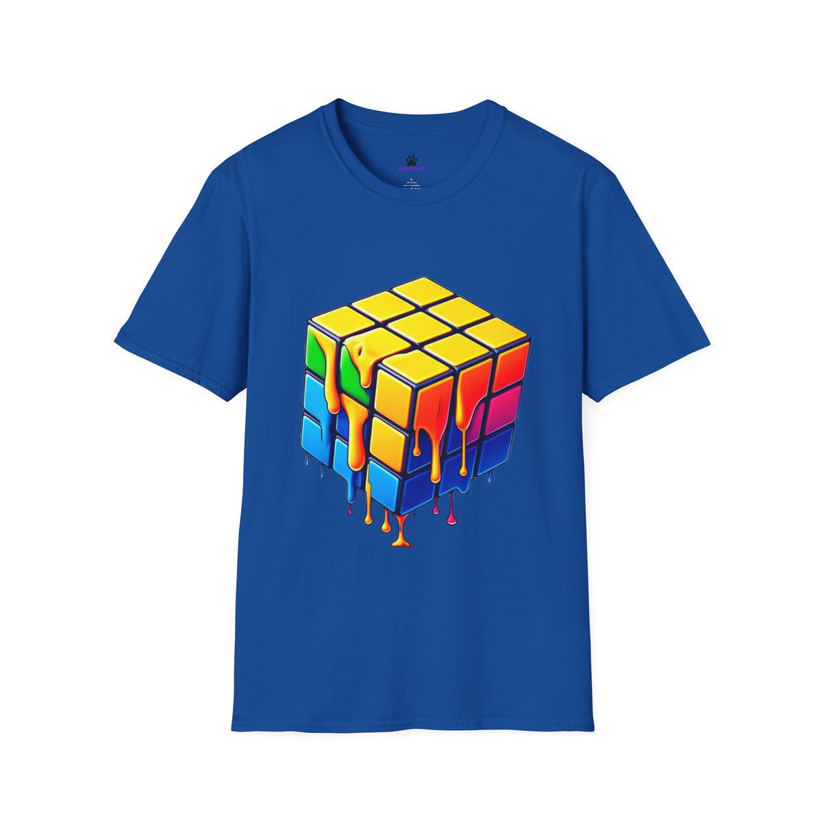 Melting Puzzle Cube Unisex Softstyle T-Shirt