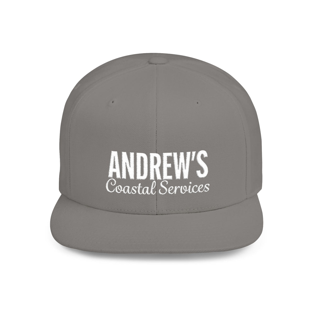 Flat Bill Snapback - Main Logo Text