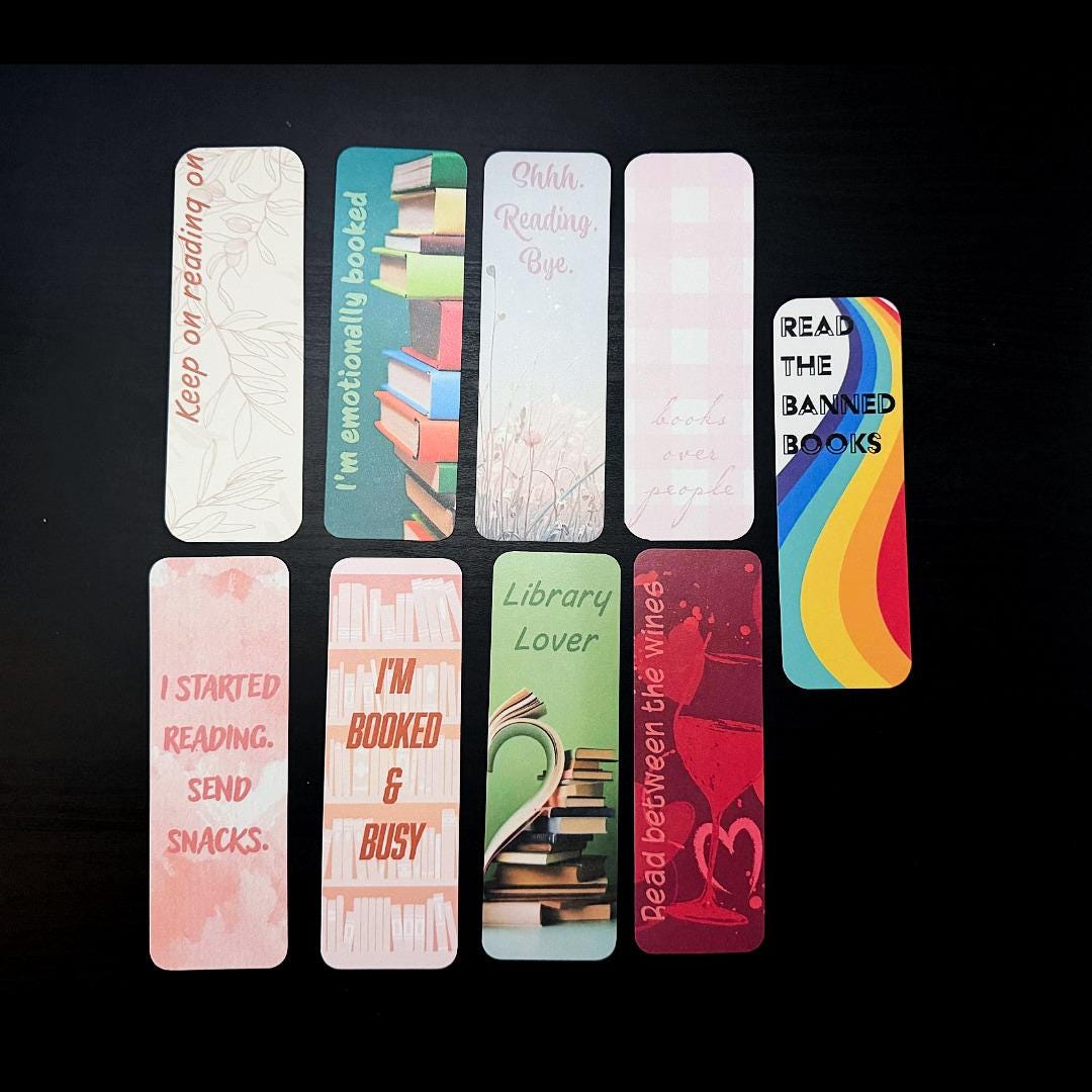 Shhhh. Reading. Bye. 2"x6" Matte Bookmark