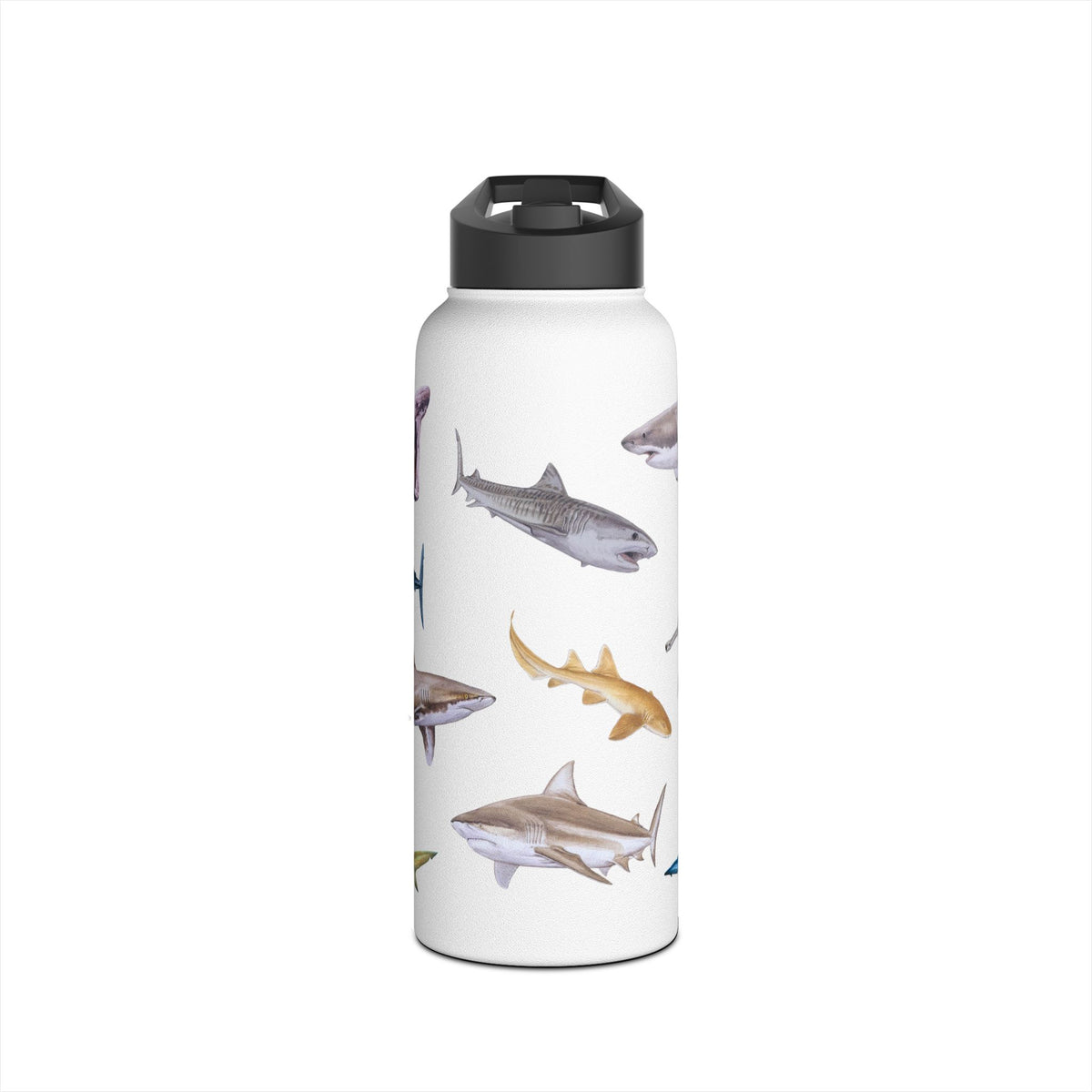 Shark Ocean-Inspired Stainless Steel Water Bottle