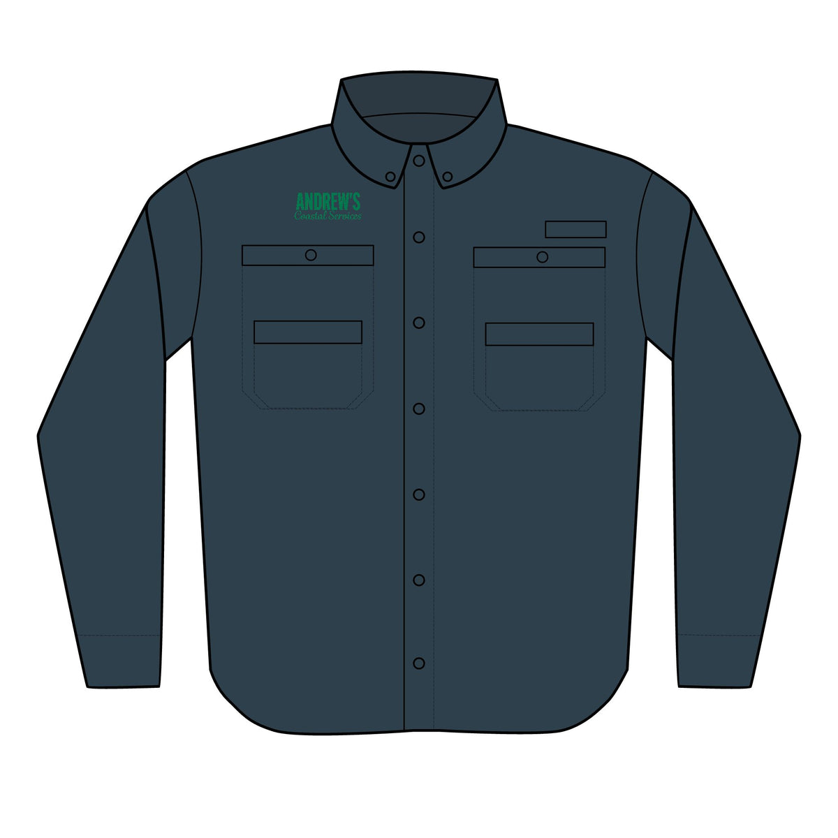 Men's PFG Tamiami™ II Shirt (Embroidery) - Main Logo Text