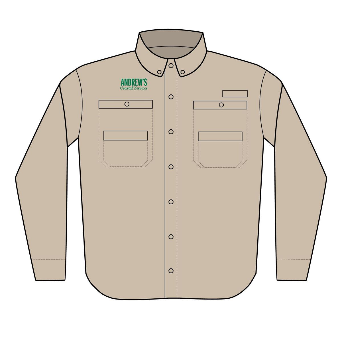 Men's PFG Tamiami™ II Shirt (Embroidery) - Main Logo Text