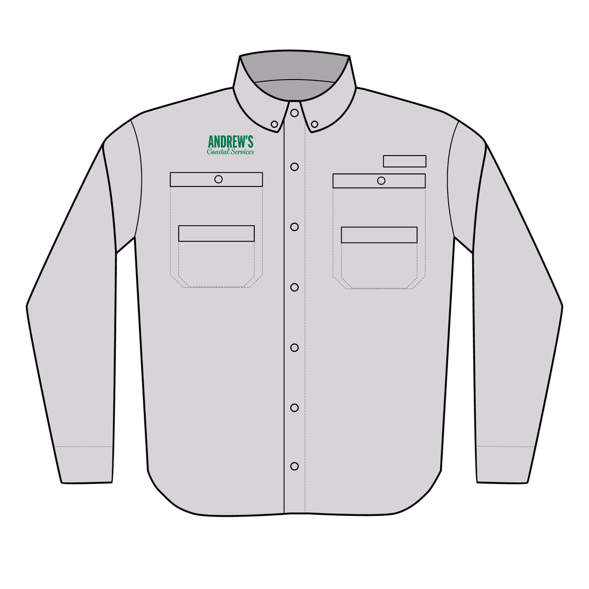 Men's PFG Tamiami™ II Shirt (Embroidery) - Main Logo Text