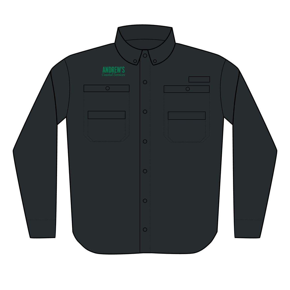 Men's PFG Tamiami™ II Shirt (Embroidery) - Main Logo Text