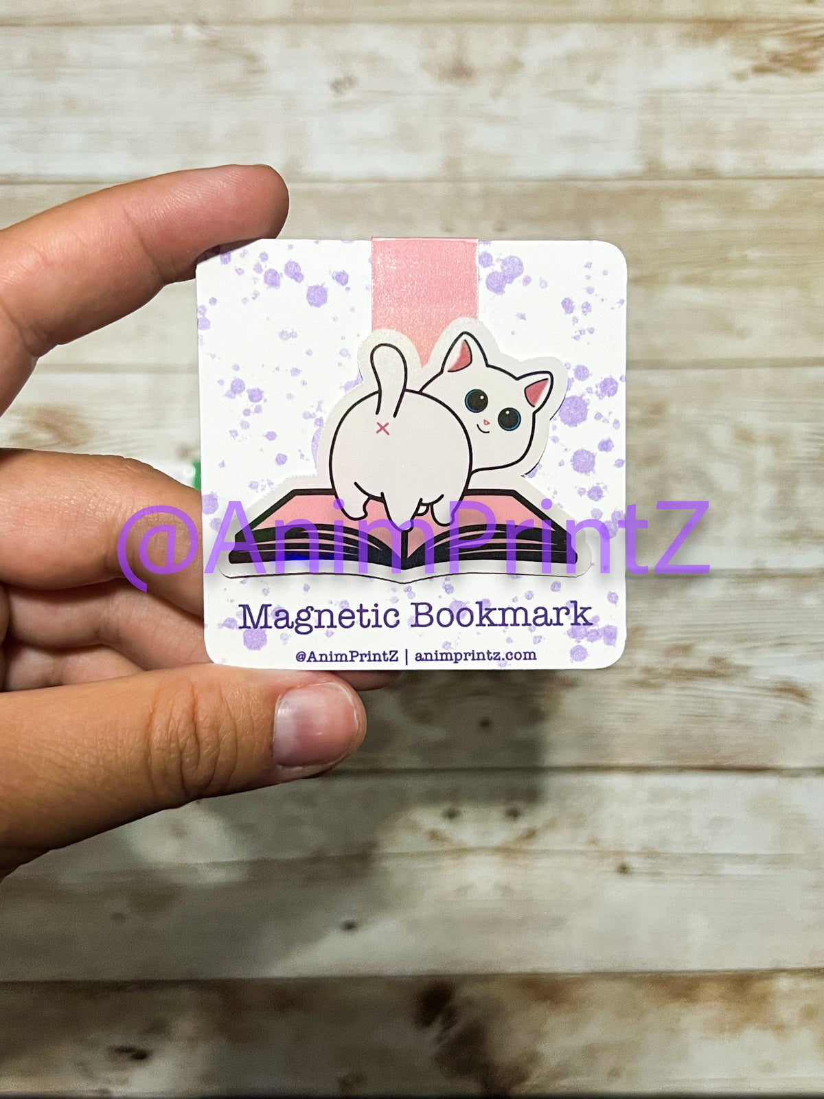 Cat Butt Magnetic Bookmark