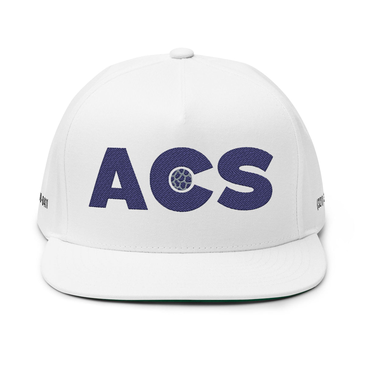 Flat Bill Cap (Embroidery)
