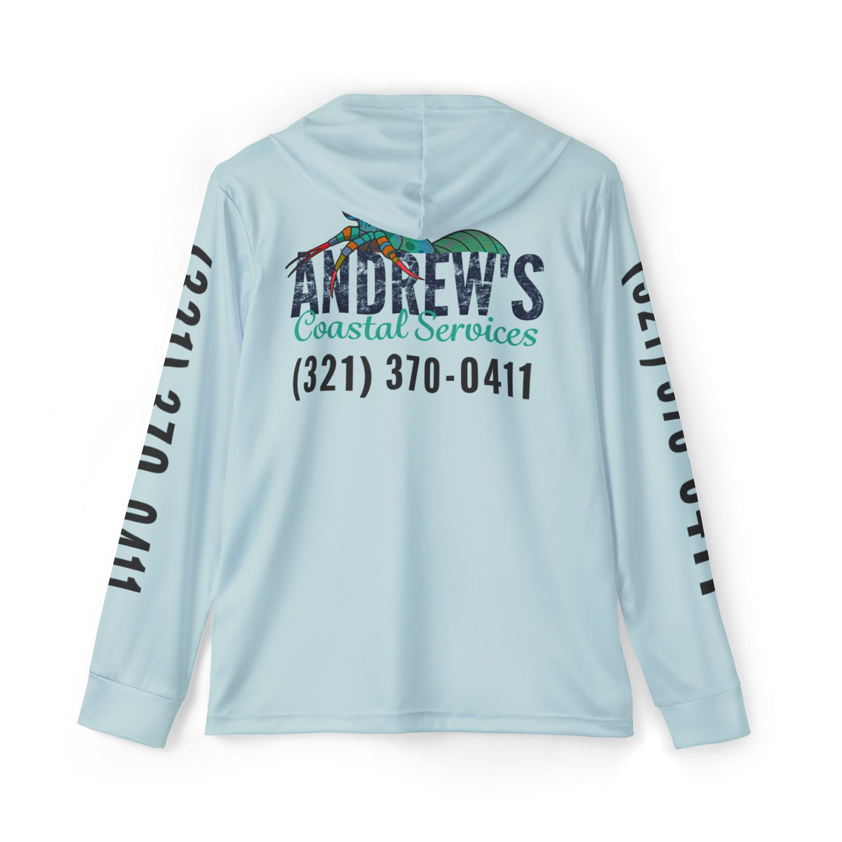 Sports Warmup Hoodie - Half Shrimp Logo