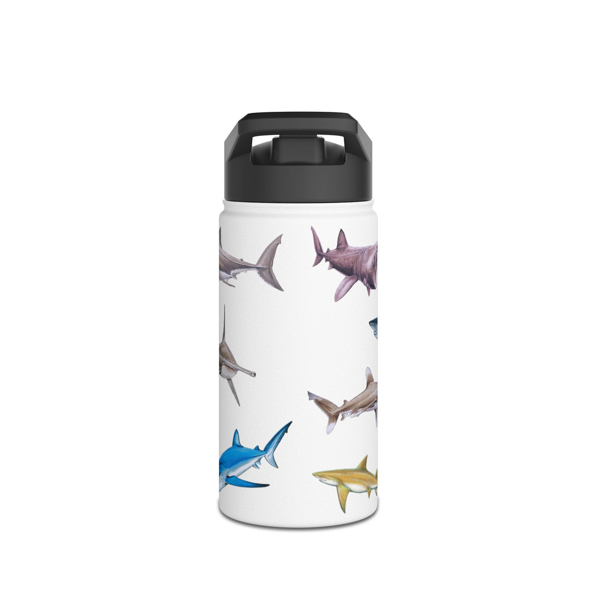 Shark Ocean-Inspired Stainless Steel Water Bottle