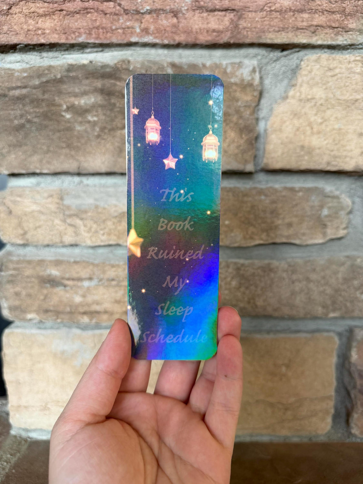 Ruined Sleep Schedule 2"x6" Holographic Bookmark