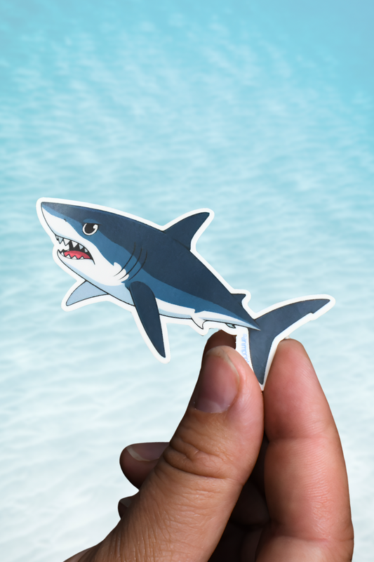 Anime Mako Shark Matte Vinyl Sticker