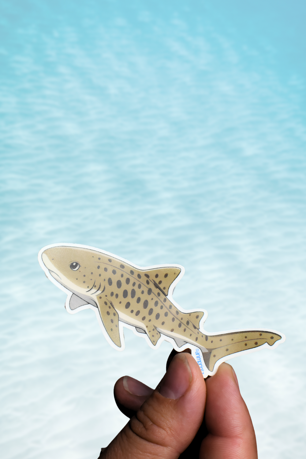 Anime Zebra Shark Matte Vinyl Sticker