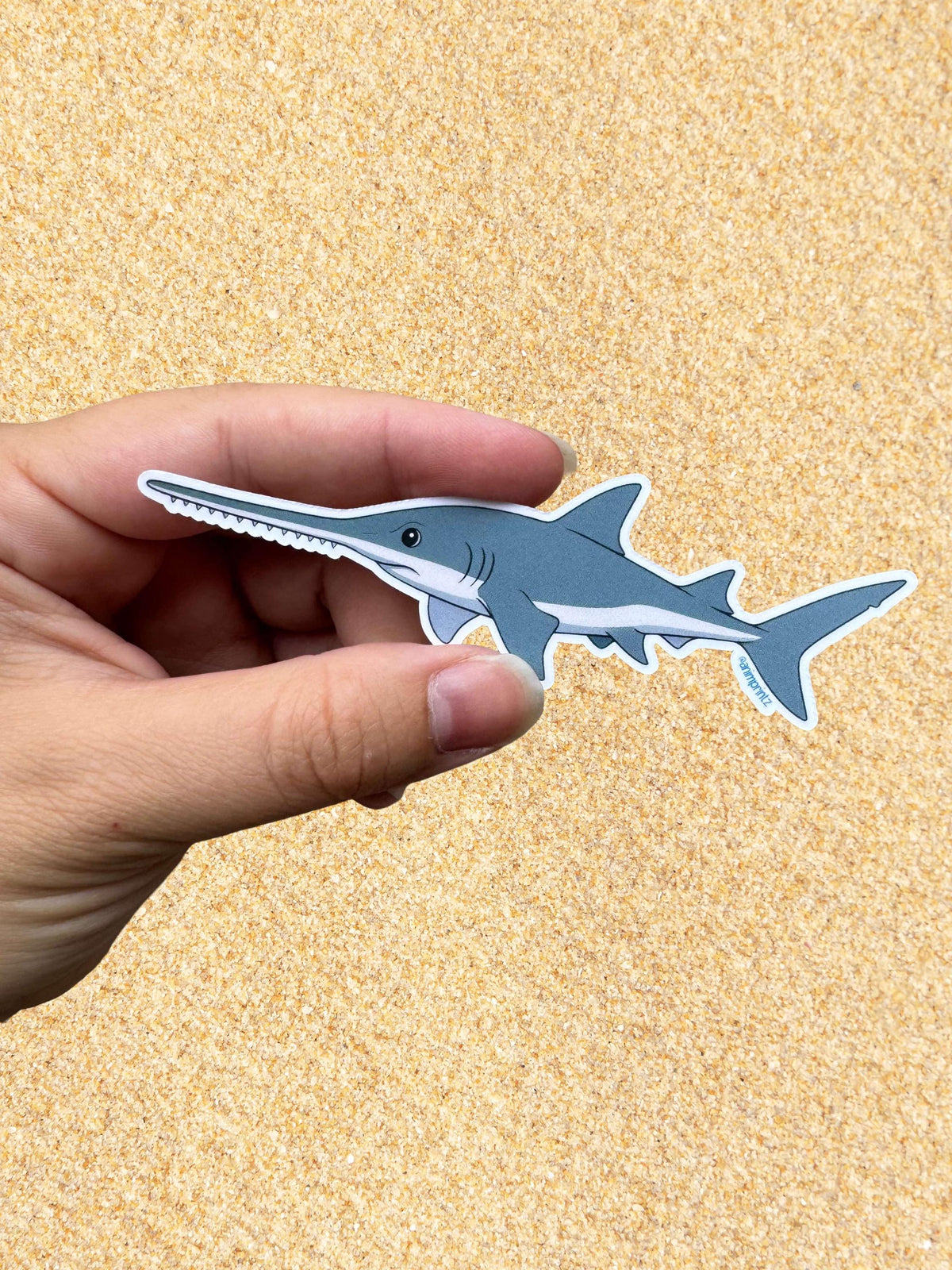 Anime Sharks Waterproof Vinyl Sticker Sheet